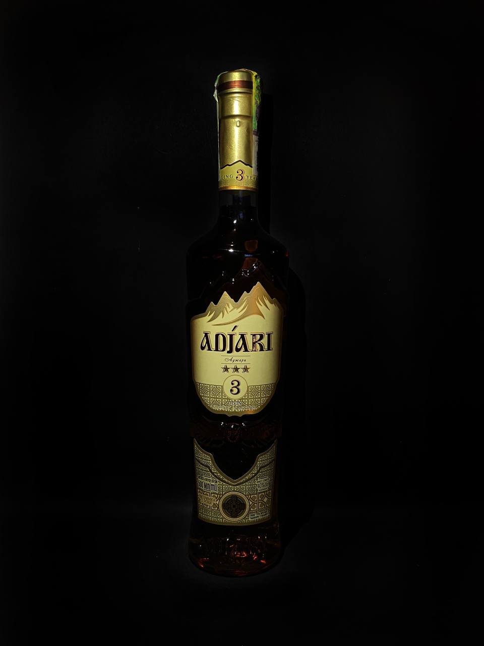 Бренді три роки витримки "АДЖАРИ" (Adjari), 0,5л