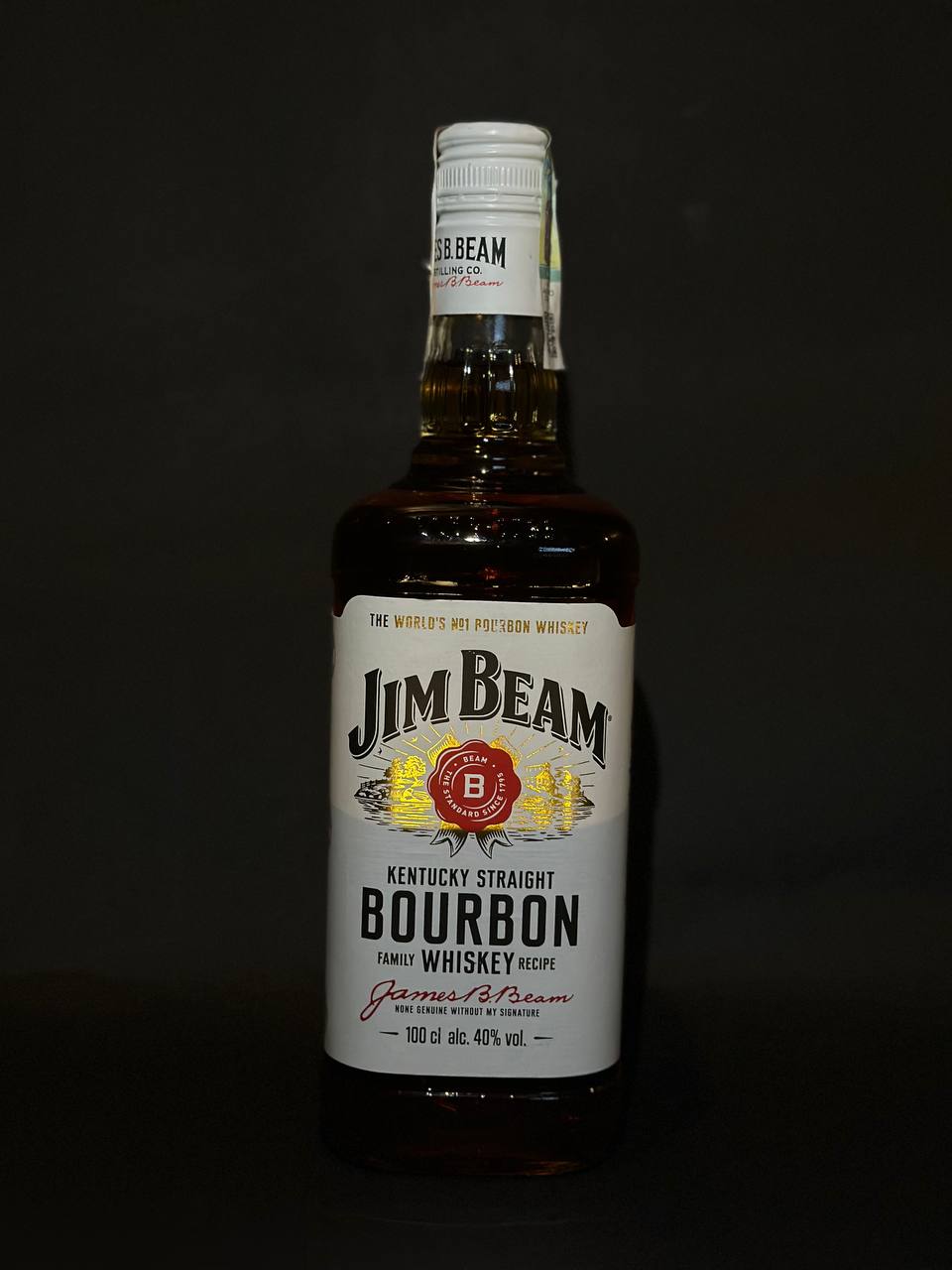 Віскі бурбон Jim Beam White, 1,0л.
