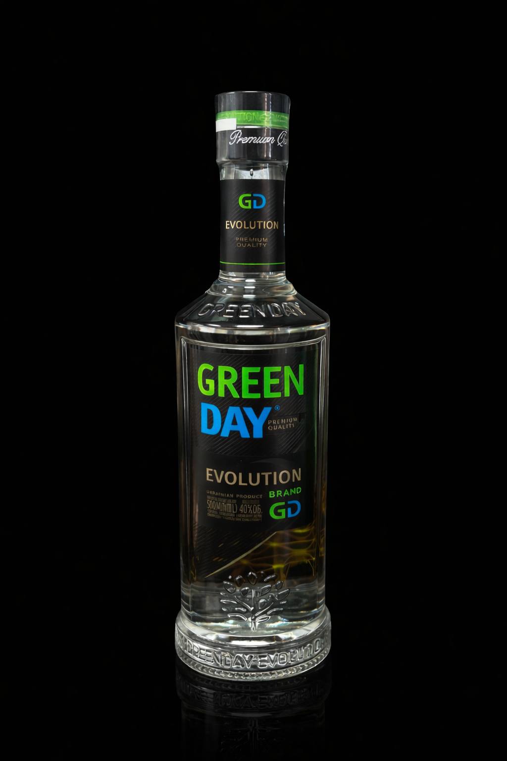 Горілка особлива «Зелений день Еволюшин («GREEN DAY EVOLUTION») 0,5