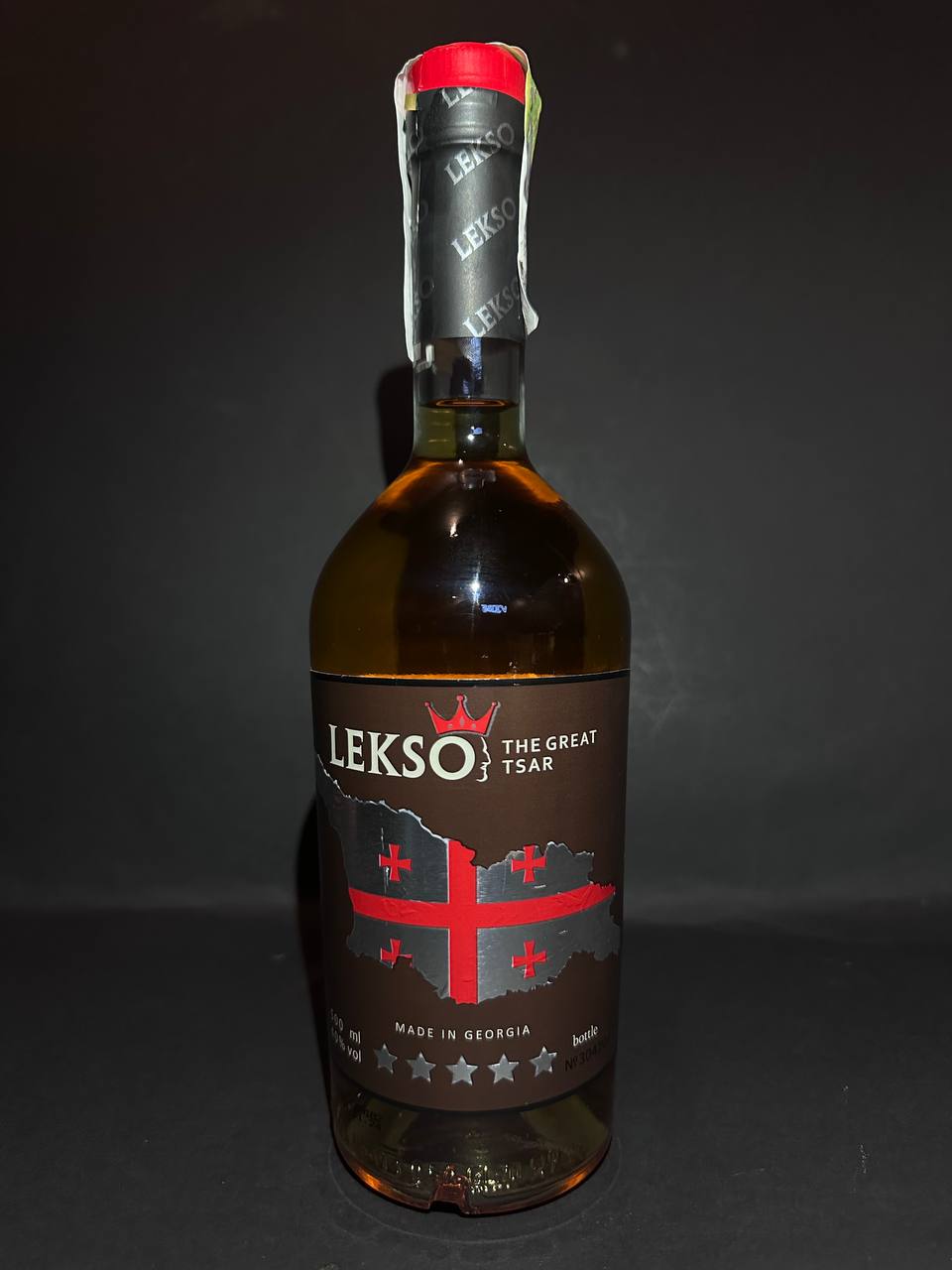 Грузинський бренді LEKSO 5 років витримки 0,5л.