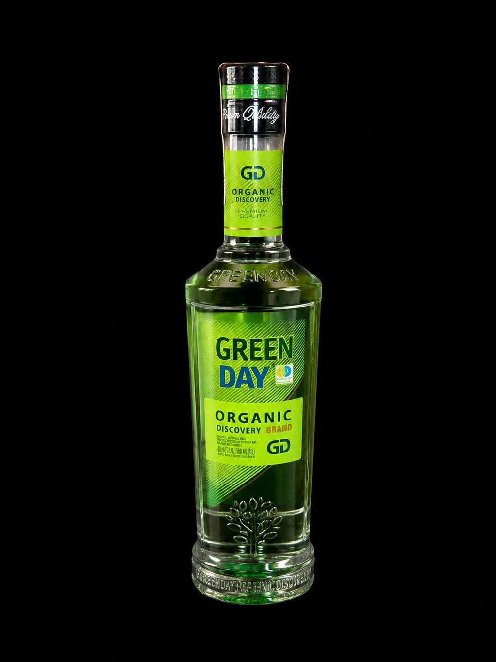 Горілка «ЗЕЛЕНИЙ ДЕНЬ ОРГАНІК ДІСКАВЕРІ» («GREEN DAY ORGANIC DISCOVERY») 0,5