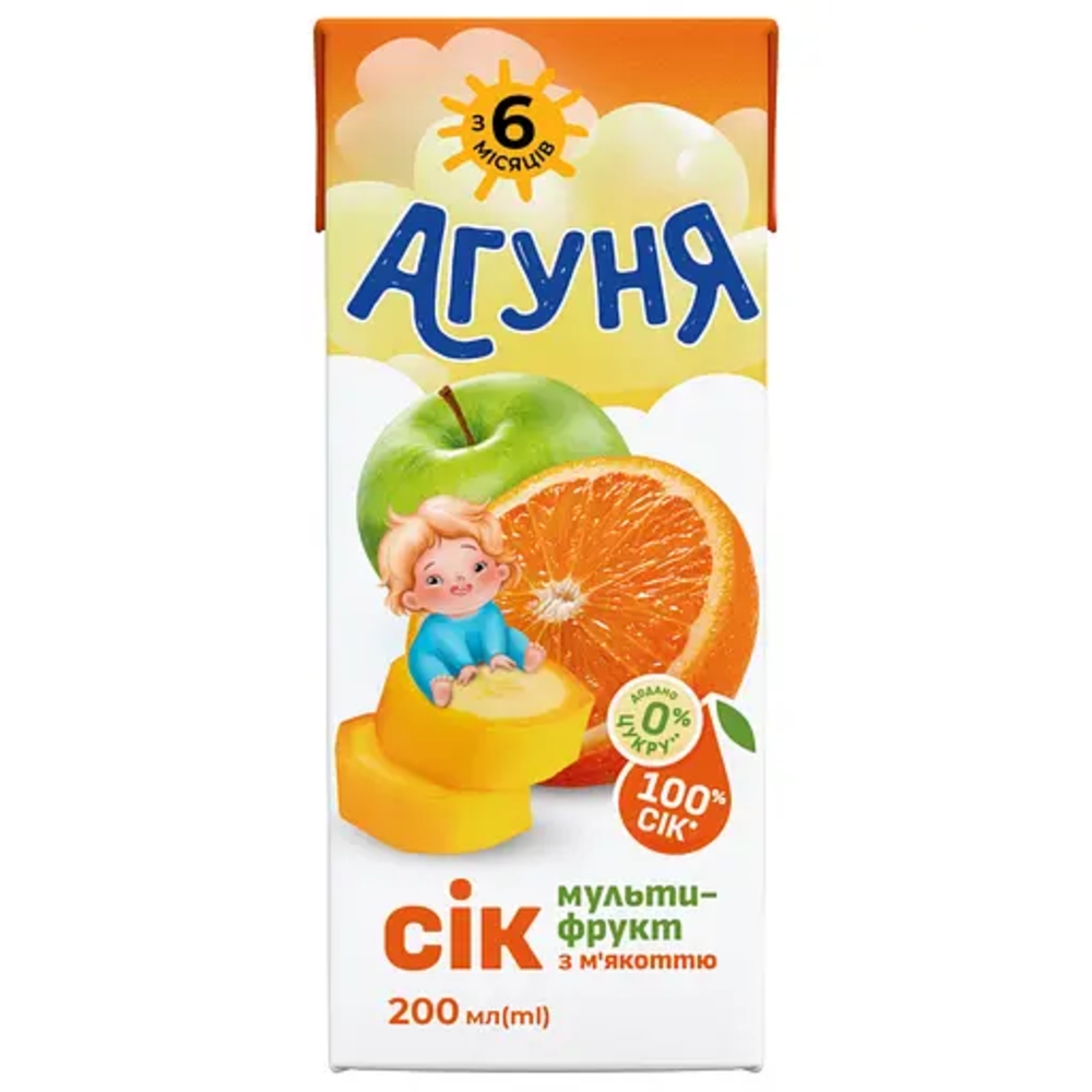 Сік Агуня в асортименті