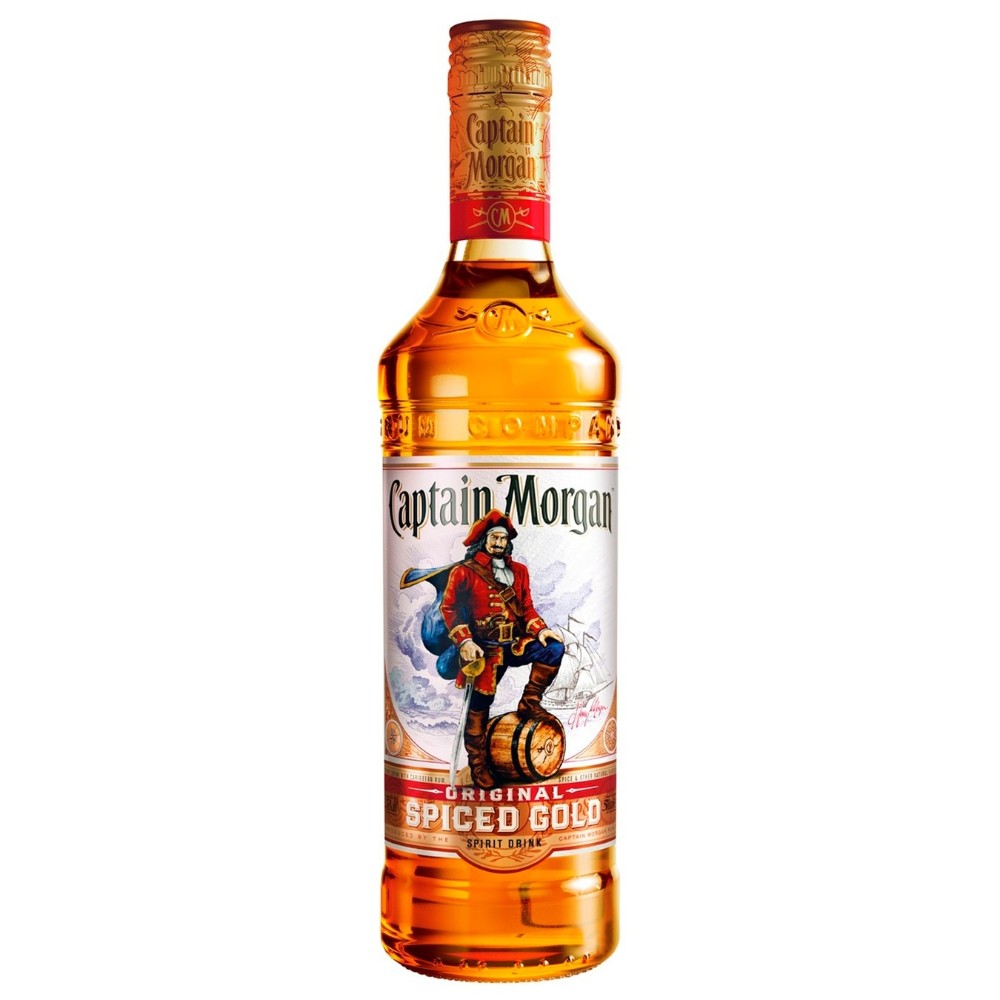 Ром Captan Morgan Spiced Gold 50/700мл