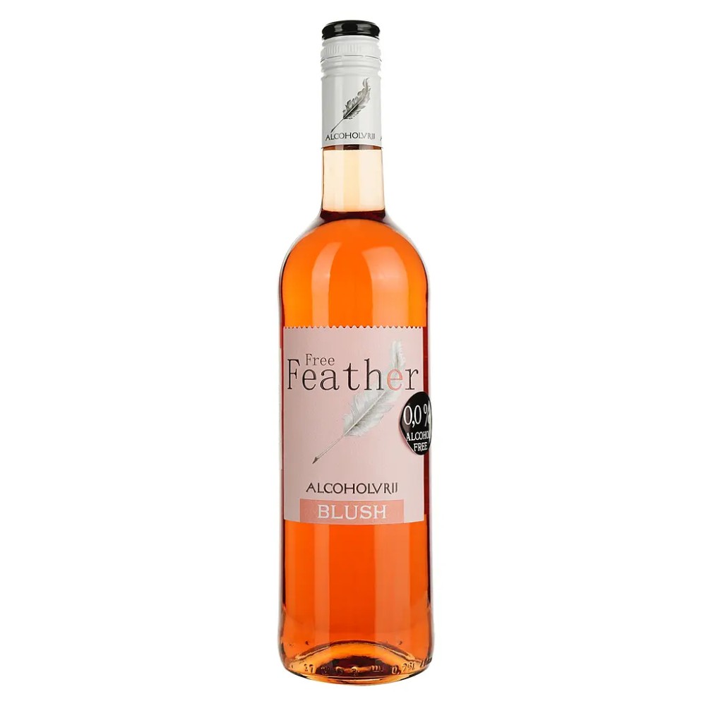 Вино безалкогольное Free Feather Alcoholfree Blush розове полусолодке 150/750мл