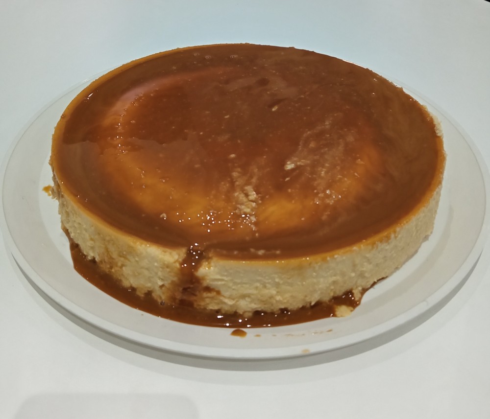 Flan napolitano grande.