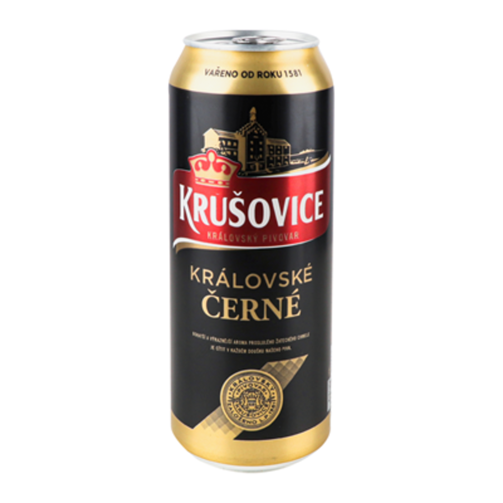 Пиво Krusovice Kralovske Cerne темне 3.8% 500мл