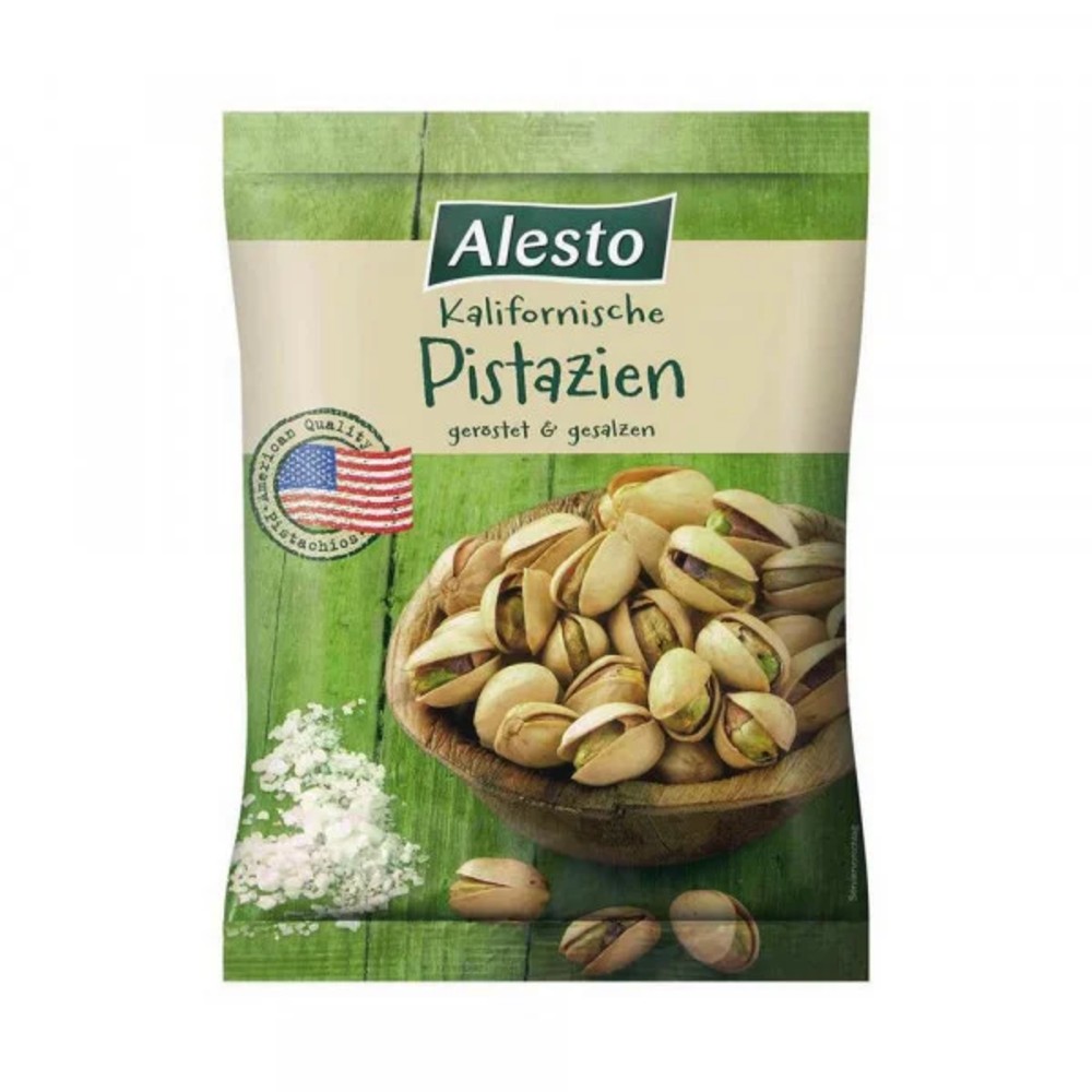 Горіхи фасовка ALESTO Фісташки солоні (250 г)