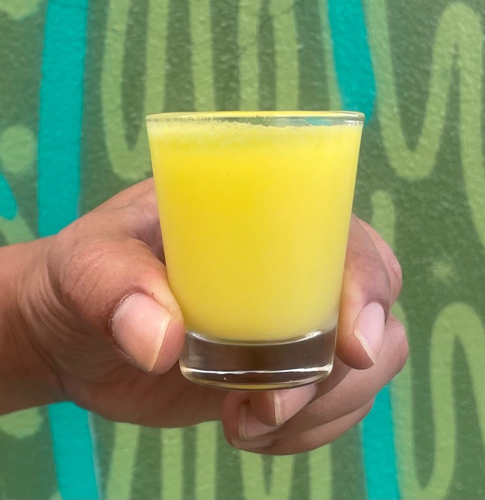 "Ginger shot" Chupito de jengibre 