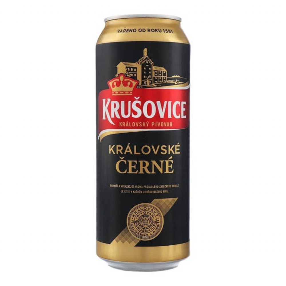 Пиво KRUSOVICE темне з\б 0,5л