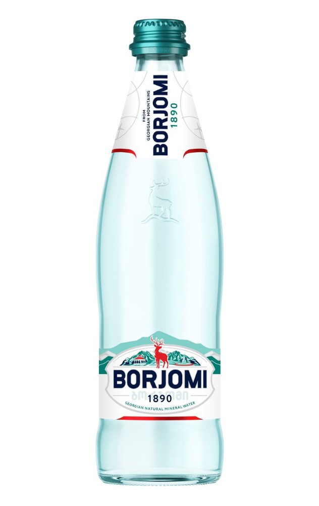 Вода Боржомі газ скло 0.5