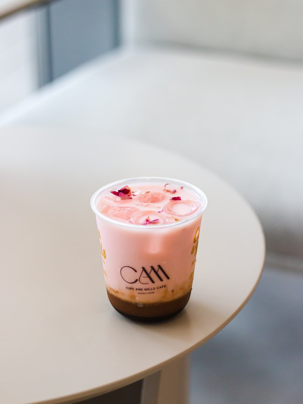 Rose Iced Latte