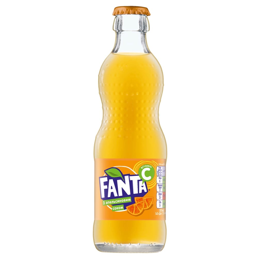Напій Fanta Orange скло, 0,25л