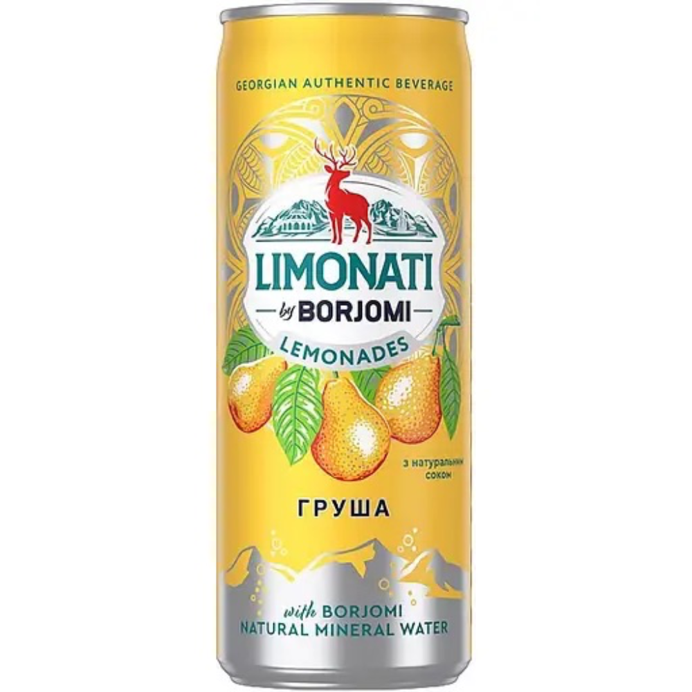 Лимонад Borjomi  Груша 0.33 л