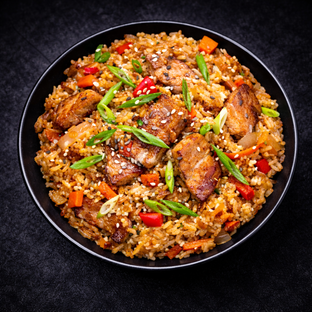 WOK Рис зі свининою