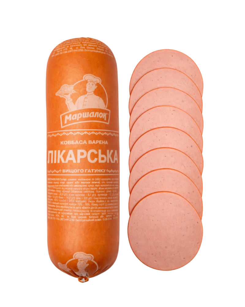 Ковбаса «Лікарська» варена в/г ф/о