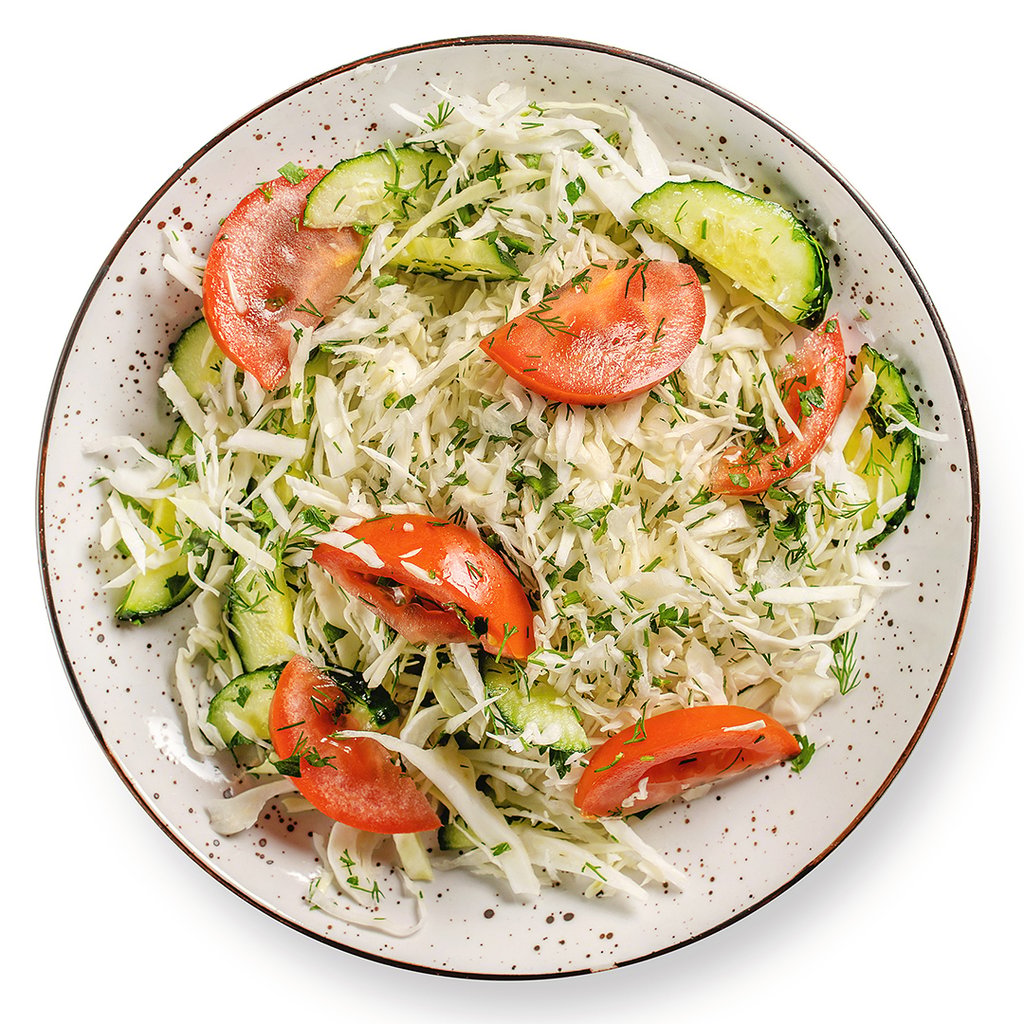 Салат с капустой