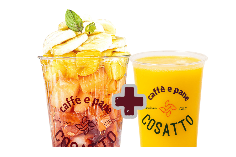 Ensalada Frutas Naturales + Jugo Naranja
