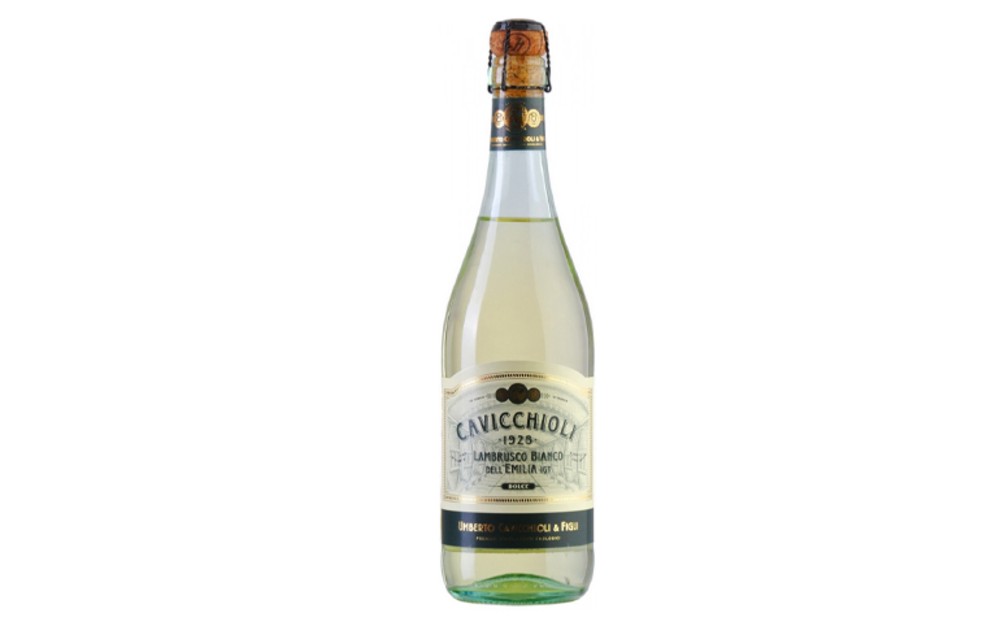 Lambrusco Bianco Cavicchioli, Легкоігристе, біле, н/сол., 750 мл.