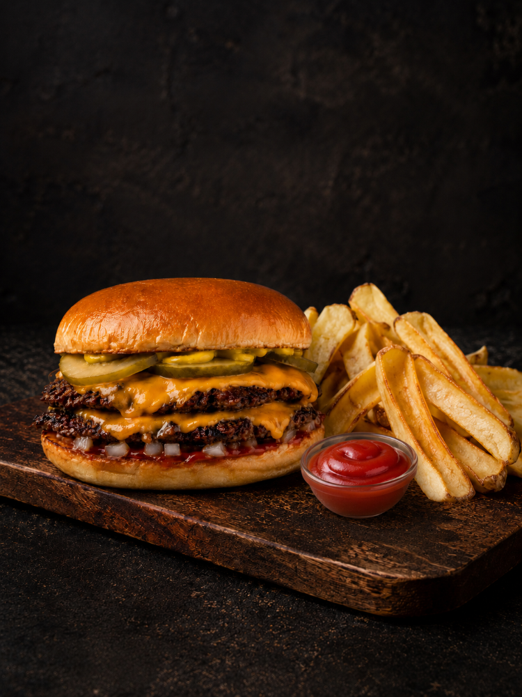 Double cheese smash burger МЕНЮ