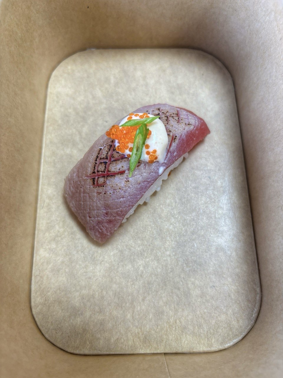 Nigiri Tuna Flambe
