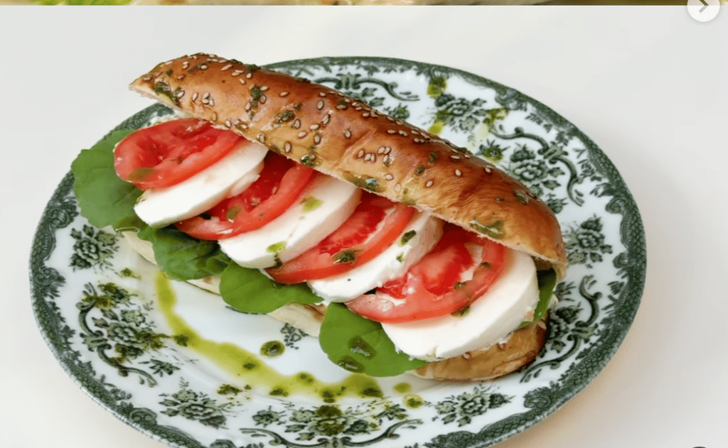 Caprese sandwich