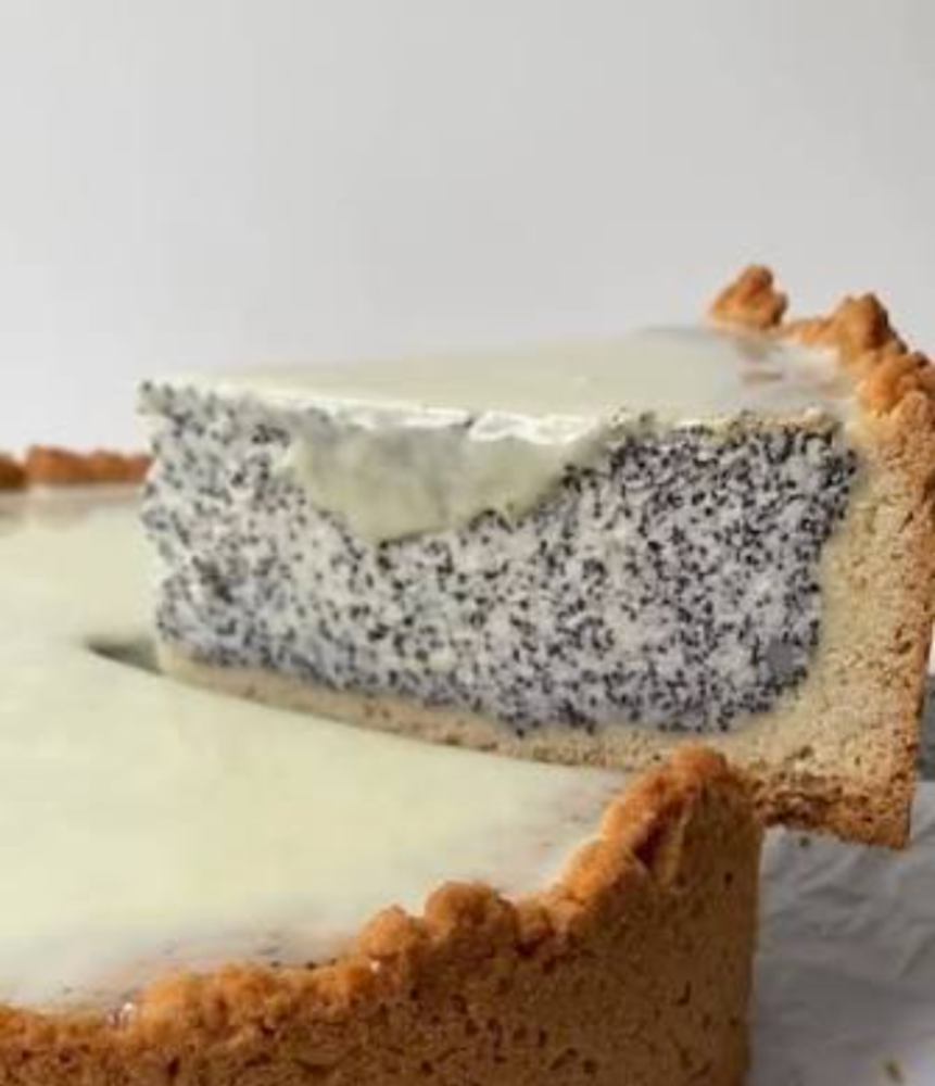 Poppy seed cheesecake