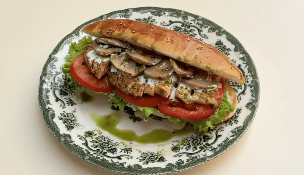 Grilled chicken sandwich