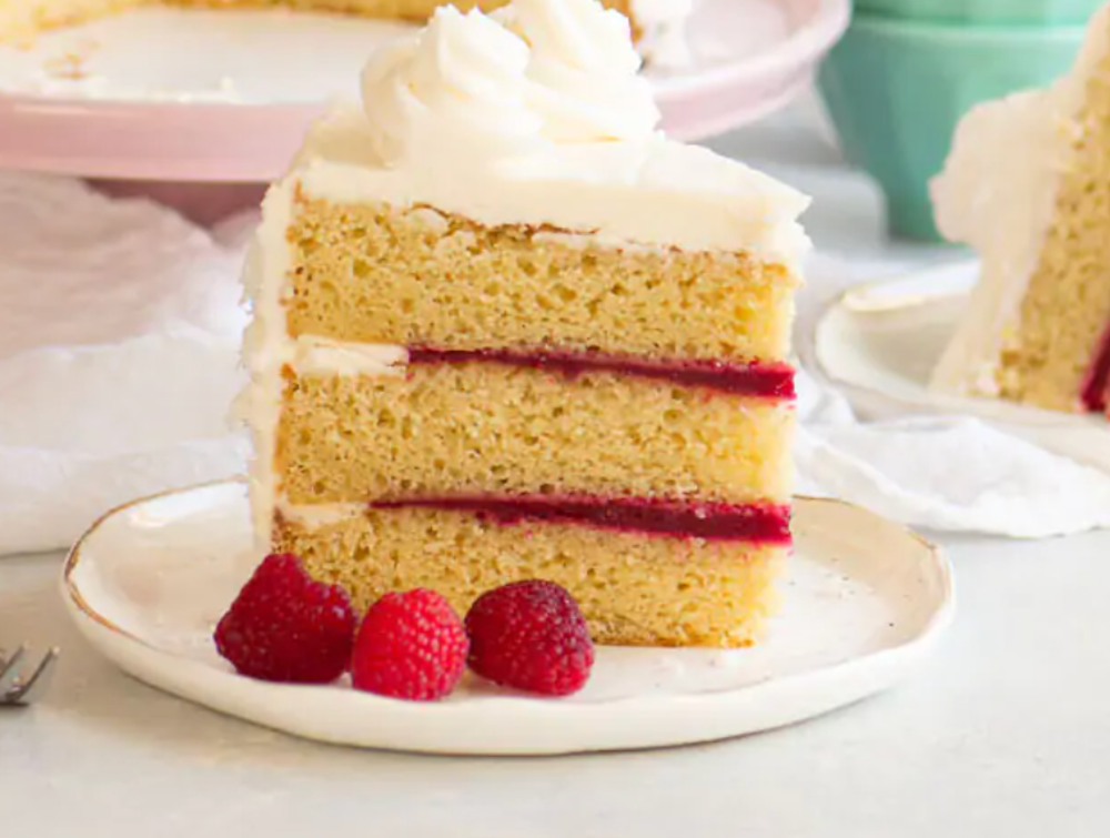 Coconut Raspberry Cake