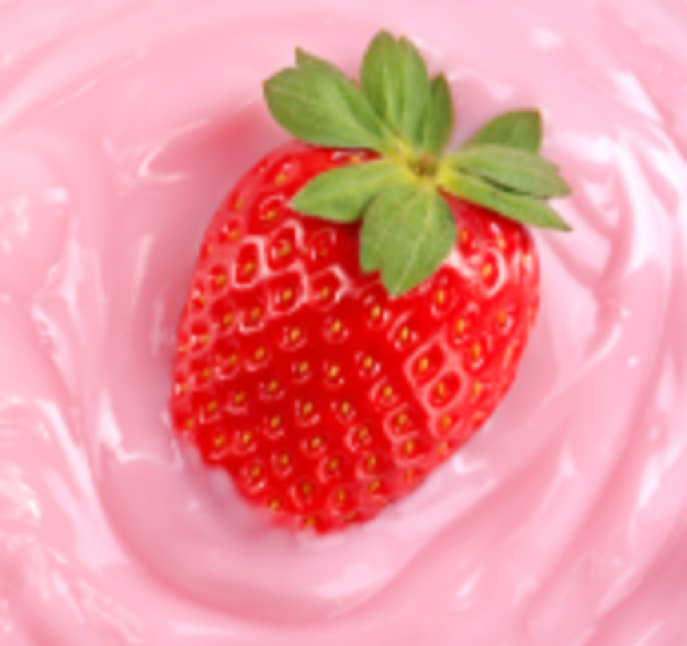 Strawberry yogurt mochi