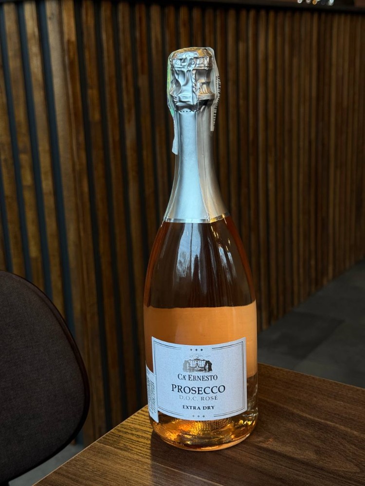 Ca' Ernesto Prosecco DOC Rosé Extra Dry.