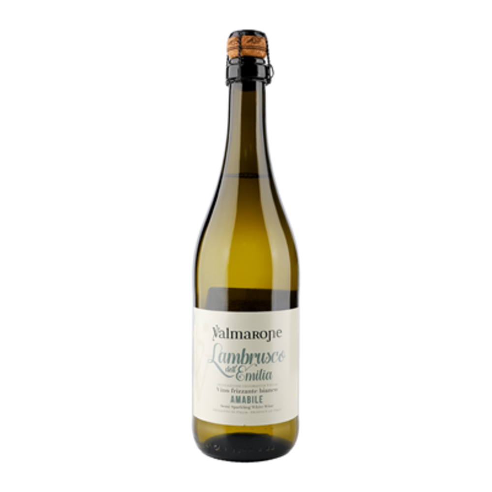 Вино ігристе Valmarone Lambrusco dell` Emilia напівсухе біле, Італія