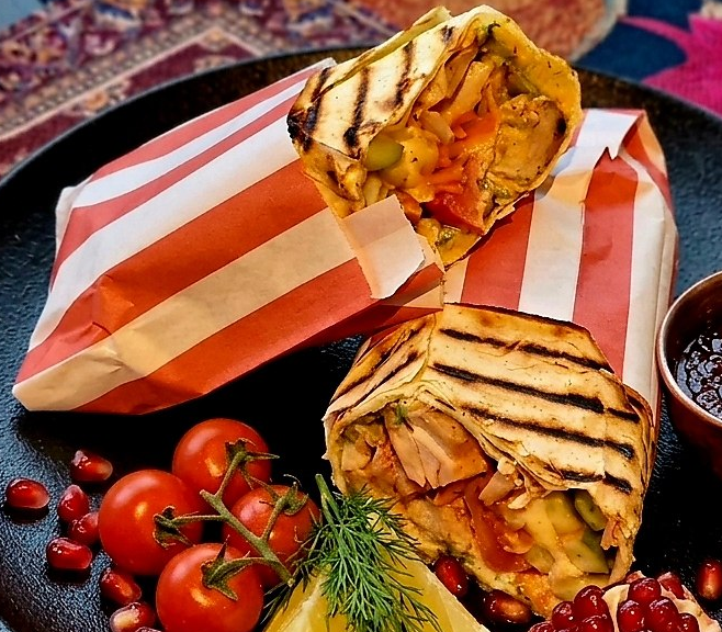 Шаурма на мангале (курятина)
