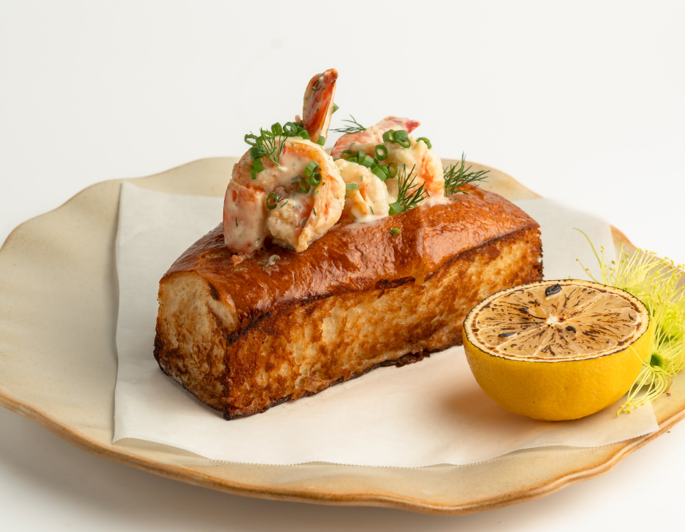 Creamy Shrimp Brioche