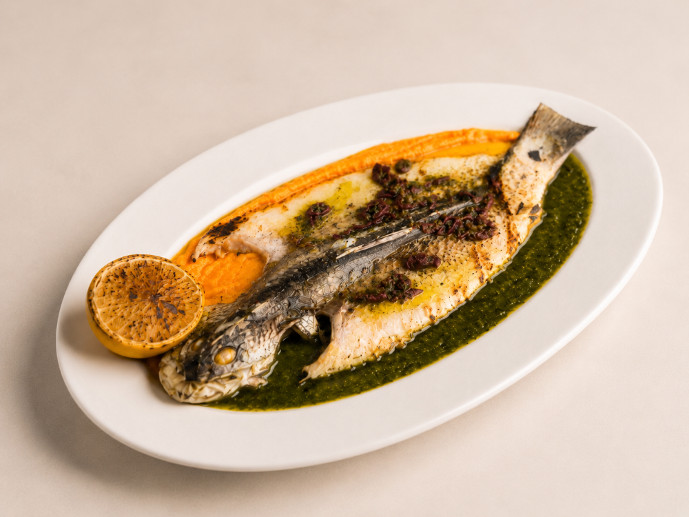 Grilled Mediterranean Sea Bass