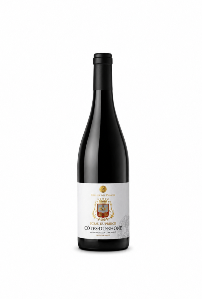 Cellier des Princes “Sceau du Prince” Côtes-du-Rhône AOP, France - 750 ml (Red)