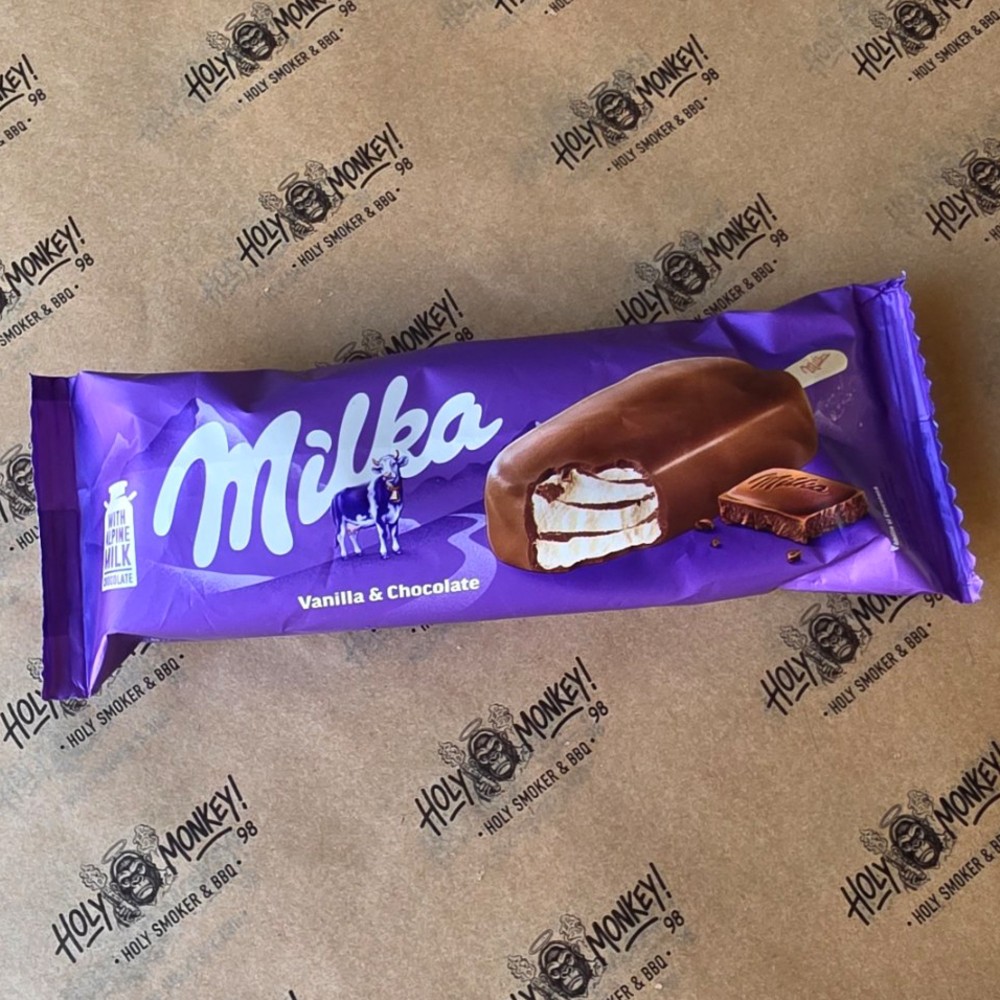 Inghetata Milka Vanilie pe Bat