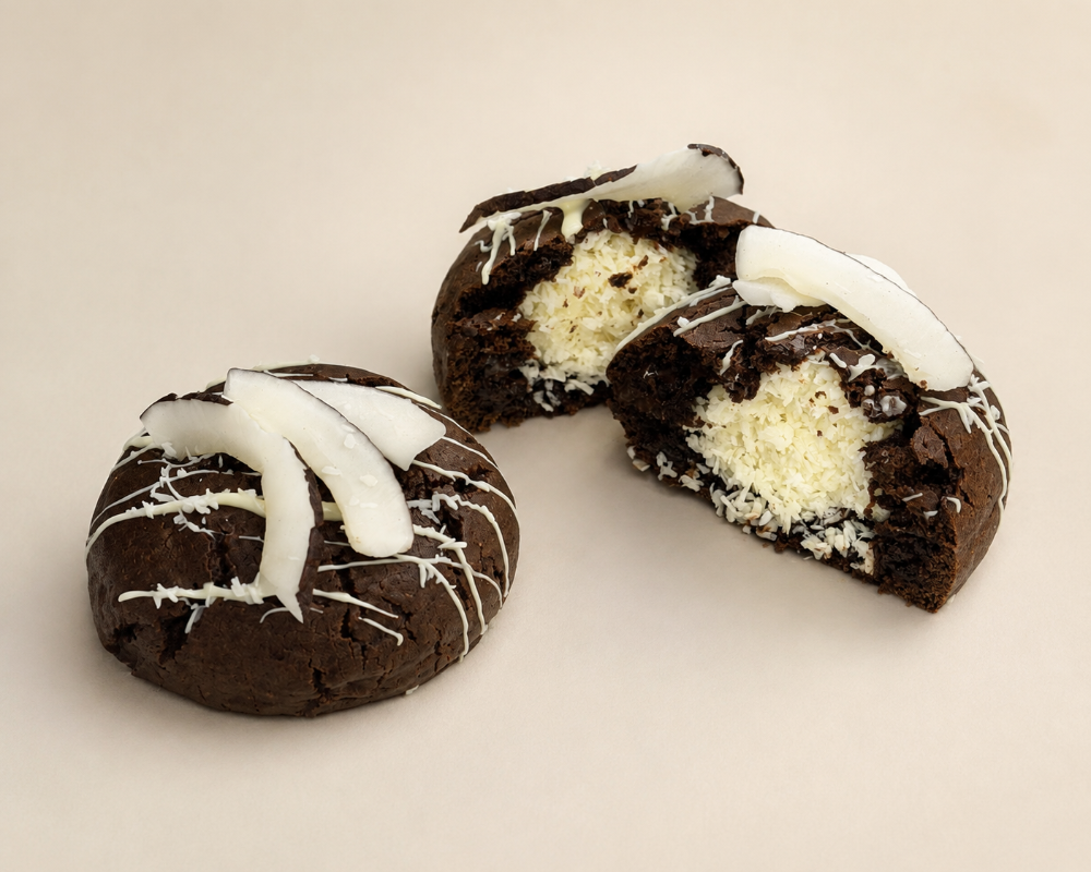 Cookie kokosowe z czekoladą