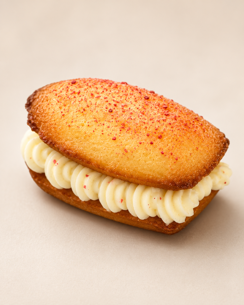 Madeleine z lemon curdem