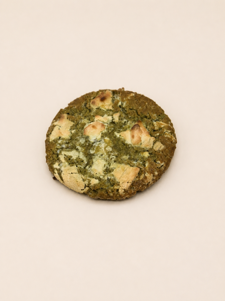 Cookie matcha- biała czekolada 