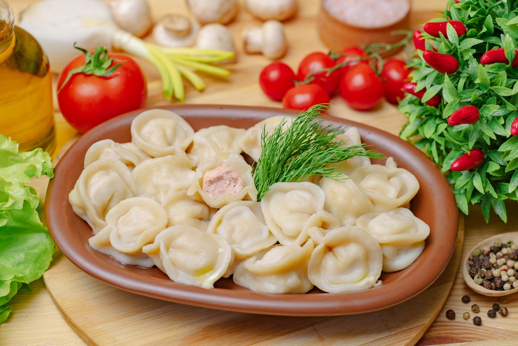Пельмені з куркою