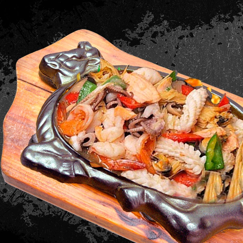 147. Морепродукти на пательні