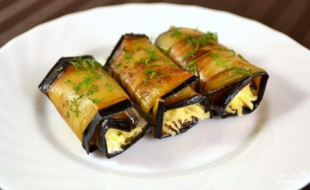 Баклажановые рулетики 10 шт – НГ / Eggplant rolls 10ps NY