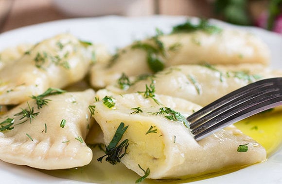 Вареники с картошкой / Potato dumplings