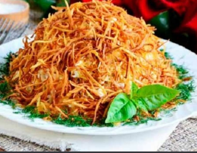 Салат с языком / Salad with tongue