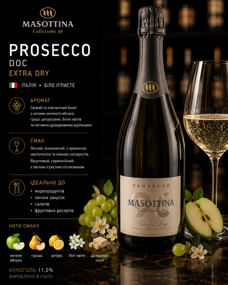 Masottina Prosecco Treviso Extra Dry 0,75