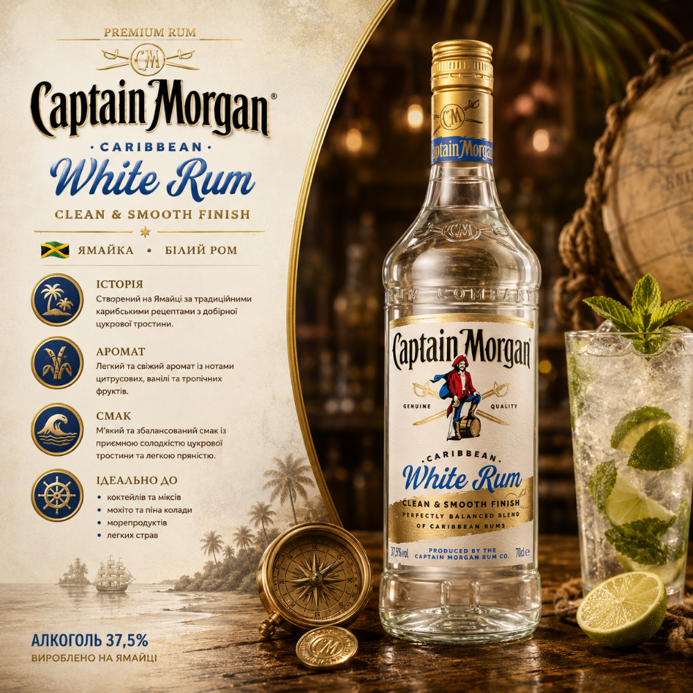 Captain Morgan White 50 мл