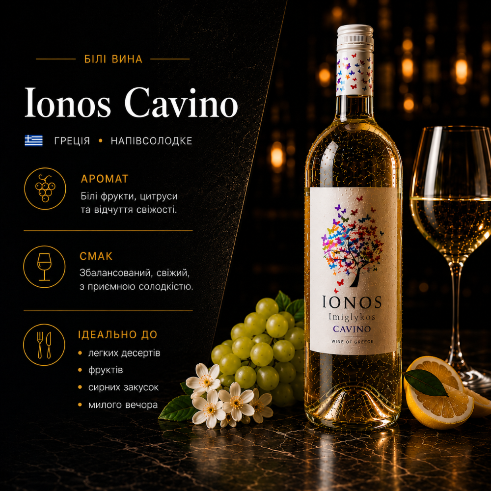 Ionos Cavino біле н/сол
