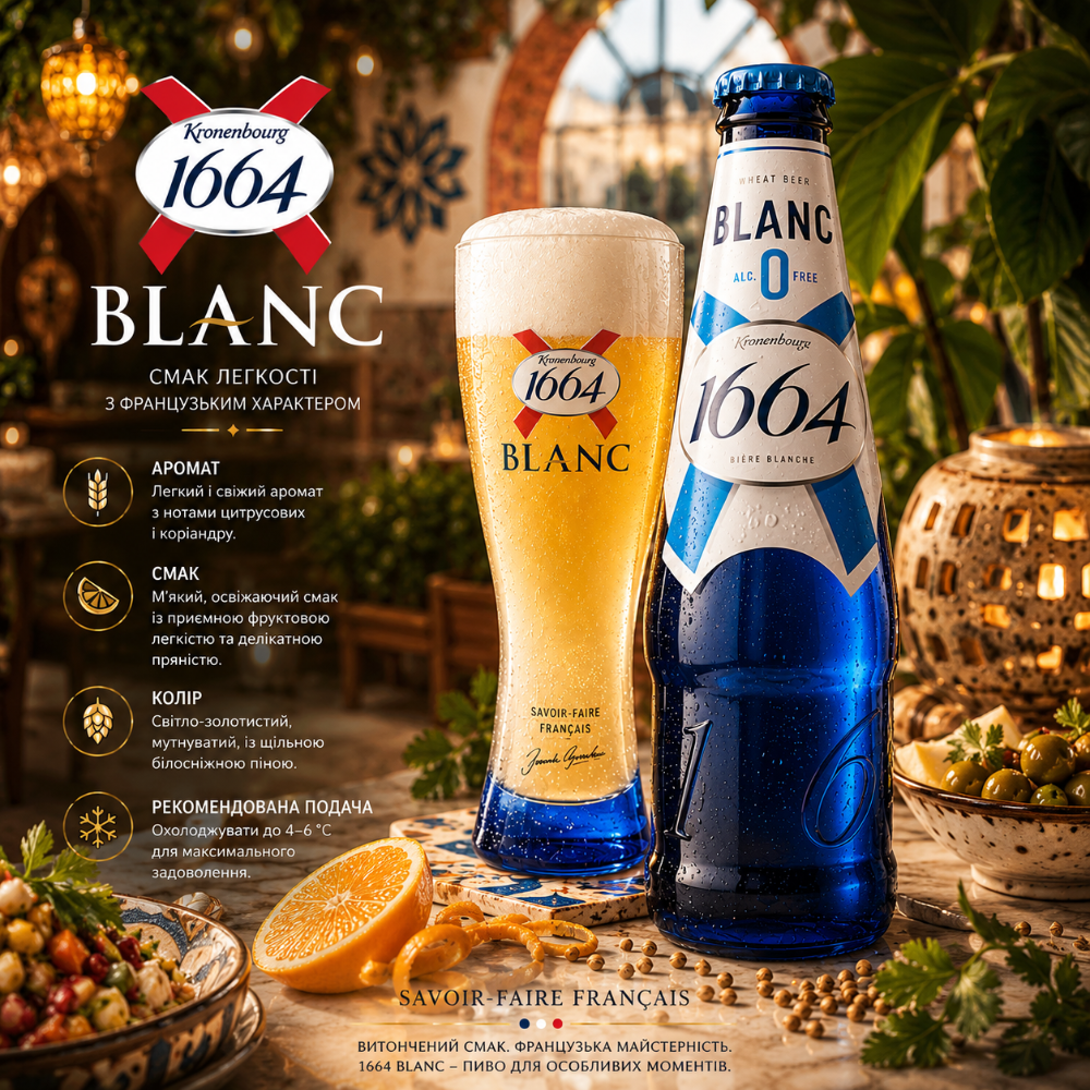 Кроненбург 1664 Blanc Б/А