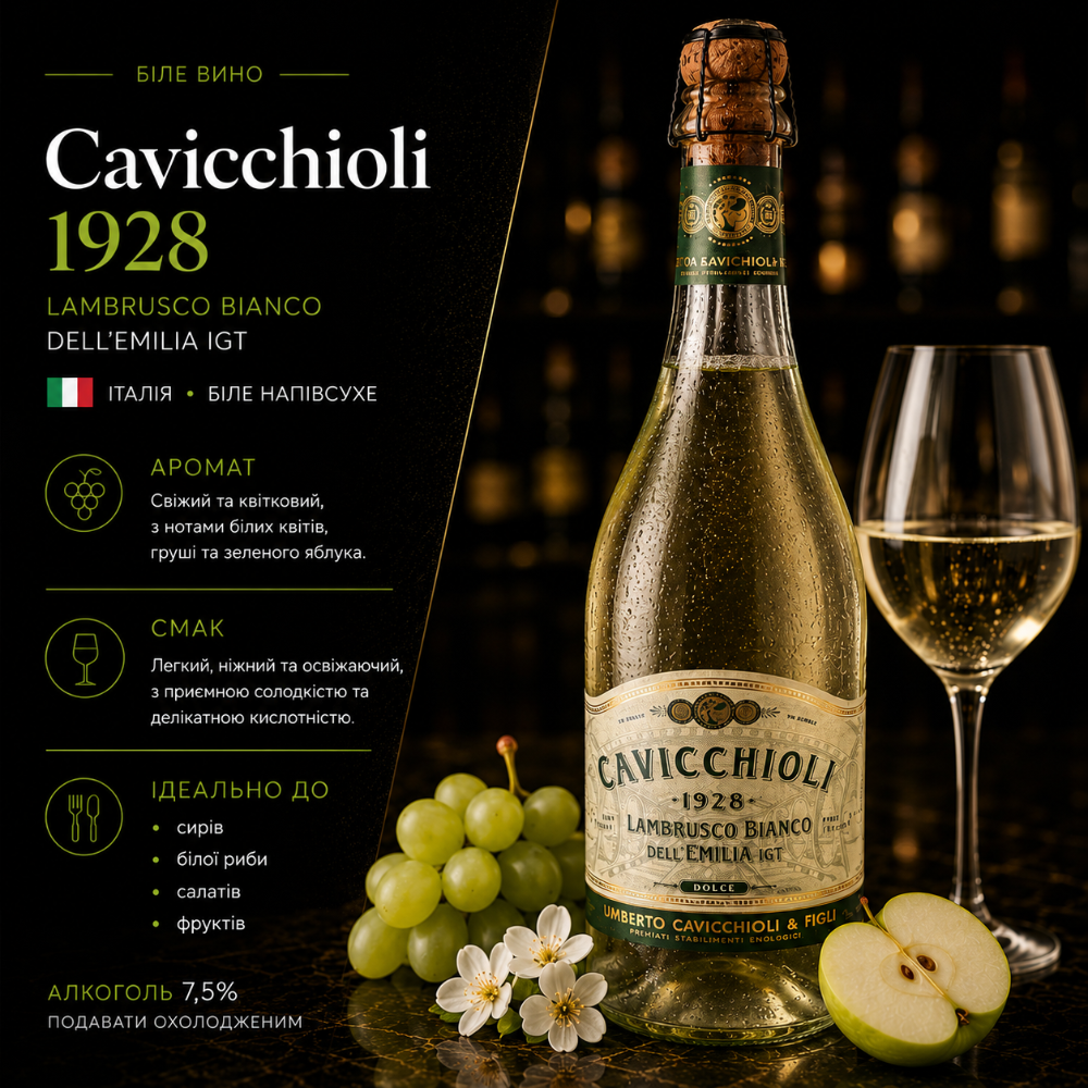 Righi Lambrusco Bianco Emilia 0,75