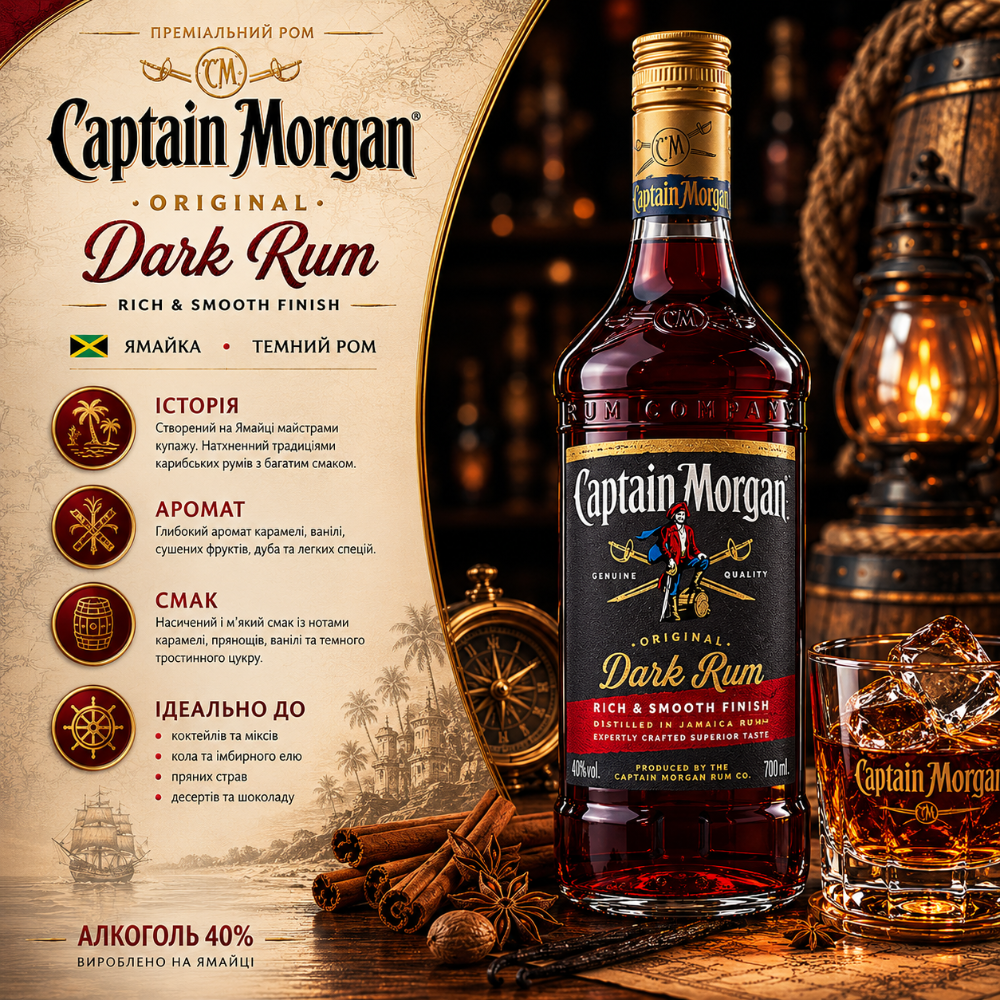 Captain Morgan Black 50 мл